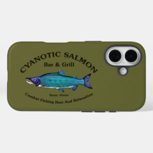 Cyanotic Salmon Bar & Grill iPhone 16 Case