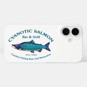 Cyanotic Salmon Bar & Grill iPhone 16 Case
