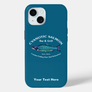 Cyanotic Salmon Bar & Grill iPhone 15 Case