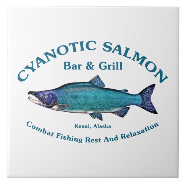 Cyanotic Salmon Bar & Grill Tile (Front)