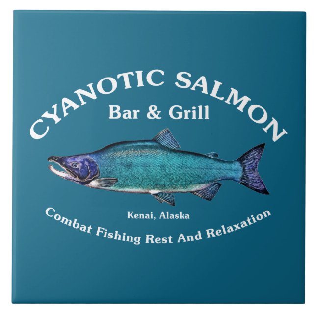 Cyanotic Salmon Bar & Grill Tile (Front)