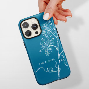 Cyanotype Blue Botanical Floral Custom  Case-Mate iPhone 14 Pro Max Case