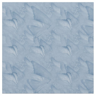 Cyanotype colour Abstract butterfly linnen Fabric