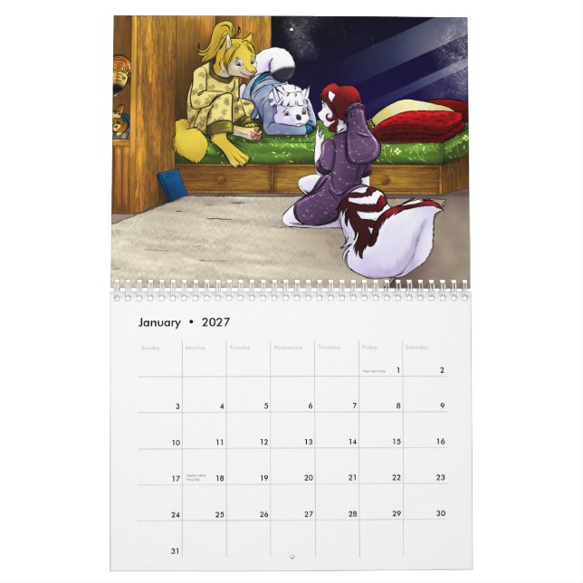 Cyantian Chronicles 2012 Calendar (Jan 2027)