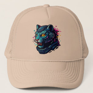 Cyber Animals – Futuristic Creatures of the Digita Trucker Hat