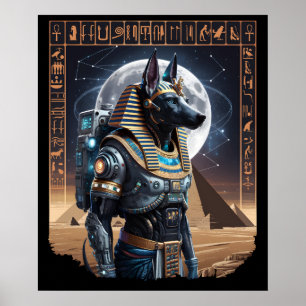 Cyber Anubis – Ancient Guardian of the Stars Poster