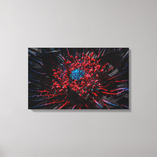Cyber Blossom Canvas Print