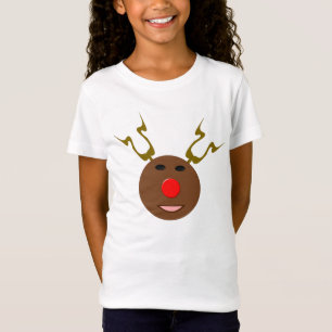 Cyber Christmas Reindeer Kids T Shirt