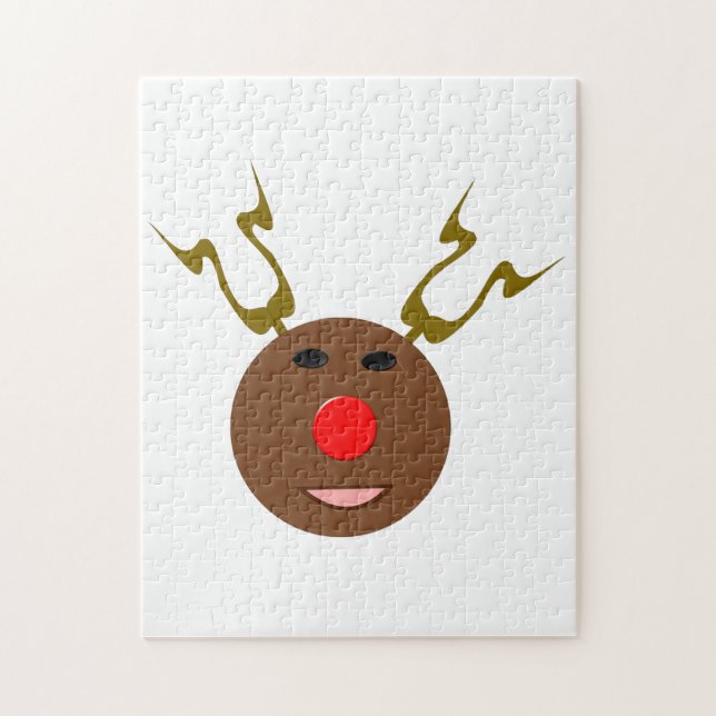 Cyber Christmas Reindeer Puzzle (Vertical)