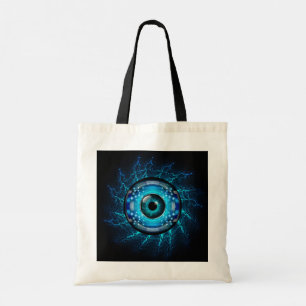 Cyber Circuit Eye Tote Bag