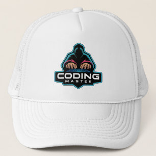 Cyber Coding Guru: Tech Gifts Trucker Hat