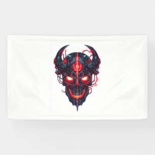 Cyber Demon Skull Lord Banner