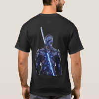Cyber Dragon Samurai – Futuristic Warrior Art for