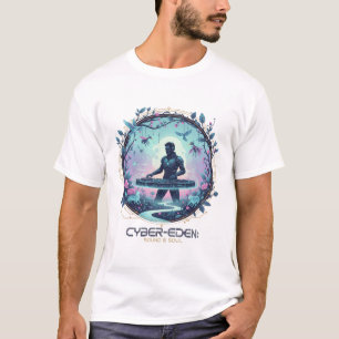 Cyber-Eden DJ Tee – Digital Paradise Beats