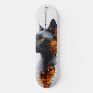 Cyber Feline Skateboard