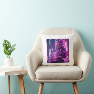 Cyber Girl Cushion