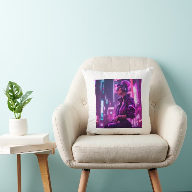 Cyber Girl Cushion (Chair)