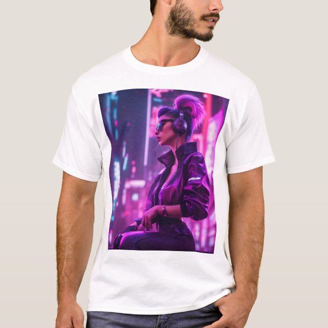 Cyber Girl T-Shirt (Front)