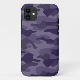 Cyber Grape Monocolor Camo Case-Mate iPhone Case