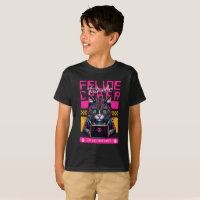 Cyber Hacker Cat - Feline Intruder Design