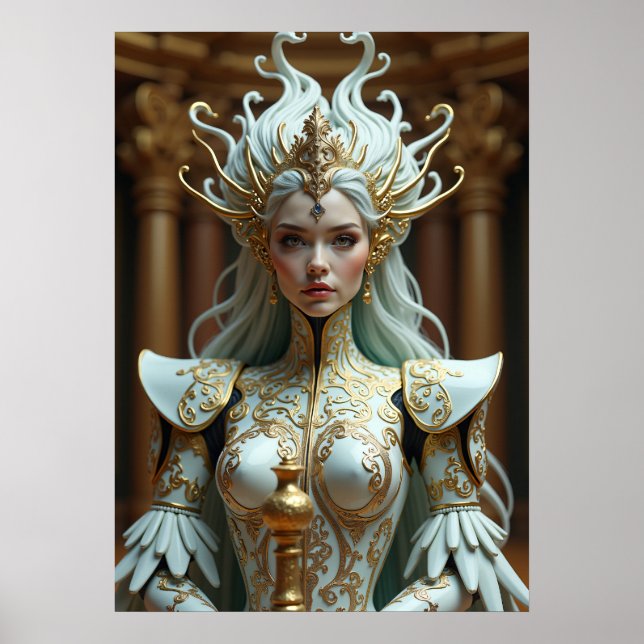 Cyber Hera: Golden Queen Poster (Front)