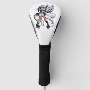 Cyber Kitsune Girl Golf Head Cover