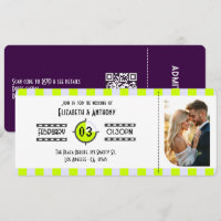 Cyber Lime/Digital Lavender/Purple Cinema Ticket