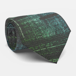 Cyber Matrix – Digital Code Tie