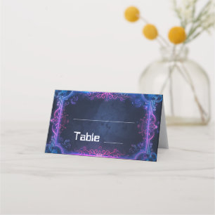 Cyber-Mediaeval Fusion Wedding Place Card