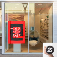 Cyber Monday Black Red Business Sale Banner