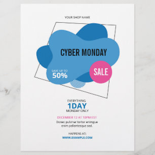 Cyber Monday Flyer