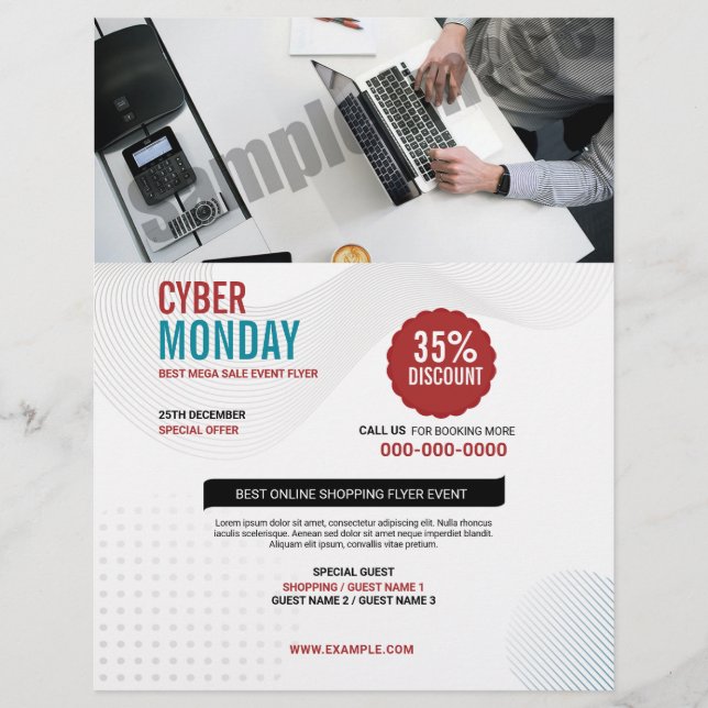 Cyber Monday Flyer (Front)