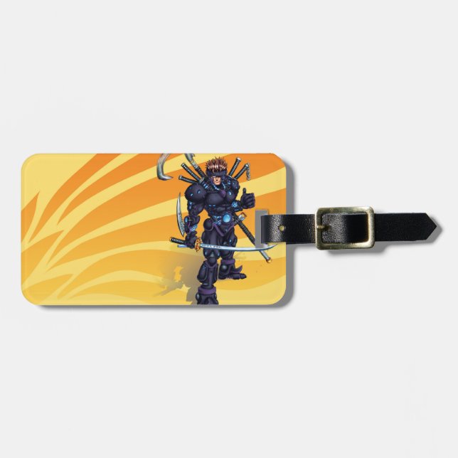 Cyber Ninja Luggage Tag (Front Horizontal)