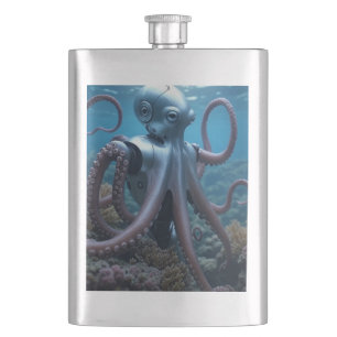 Cyber Octopus stainless steel flask