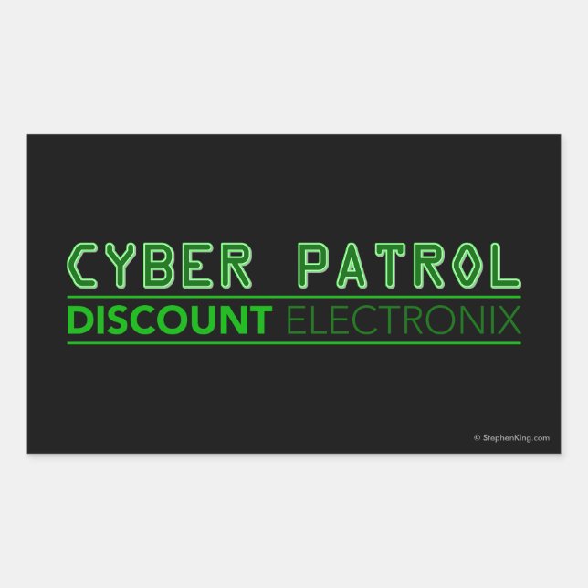 Cyber Patrol Rectangular Sticker (Front)