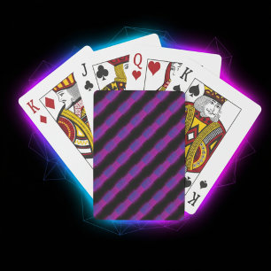 Cyber Plaid Playing Cards