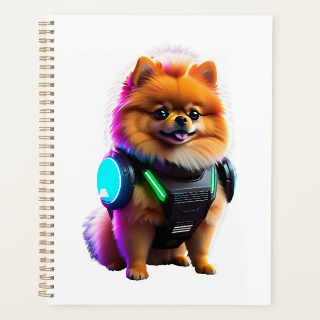 Cyber Pomeranian Explorer of the Future Planner (Front)