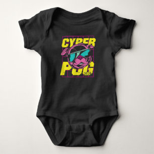Cyber Pug Cool Pug Dog Baby Bodysuit