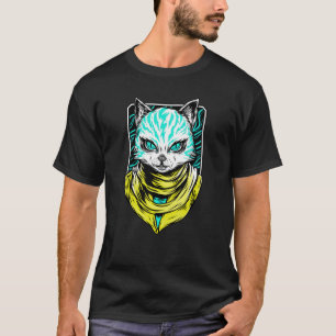 Cyber Punk Cat T-Shirt