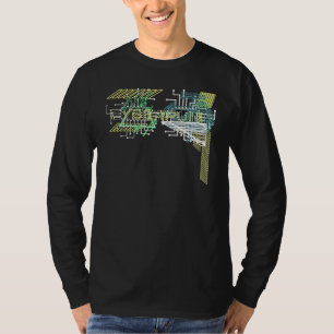 Cyber Punk Cyberpunk Trippy Acid Glitch Retro Futu T-Shirt