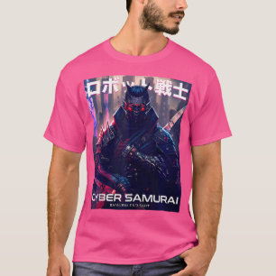 Cyber Samurai Exo Suit Magazine Cover Cyber Punk A T-Shirt