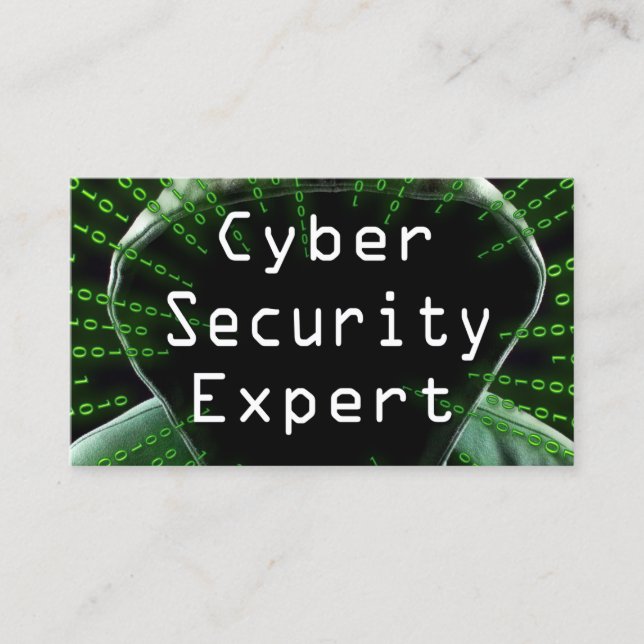 Cyber Security Business Expert Card (Front)