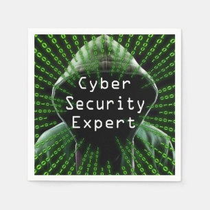 Cyber Security Business Expert Napkin