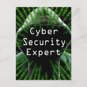 Cyber Security Business Expert Postcard