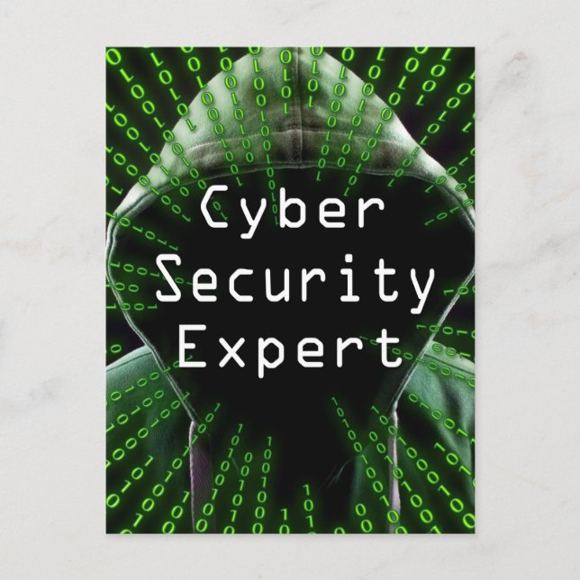 Cyber Security Business Expert Postcard (Front)