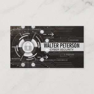 Cyber Security Data Base Global Network Business Card