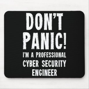 Cyber Security Engineer Mouse Pad