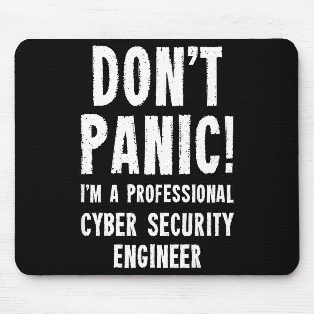 Cyber Security Engineer Mouse Pad (Front)
