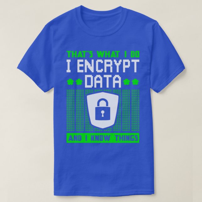 Cyber Security Expert Encryption T-Shirt (Design Front)