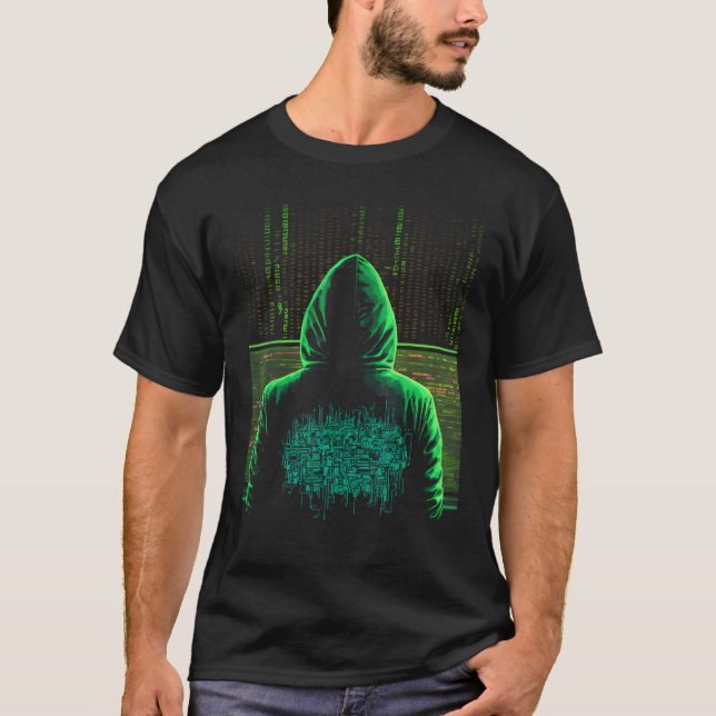 Cyber Security Expert Quote for White Hat Hacker 1 T-Shirt (Front)